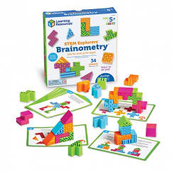 Навчальний ігровий набір Learning Resources - Кольорова геометрія LER9306