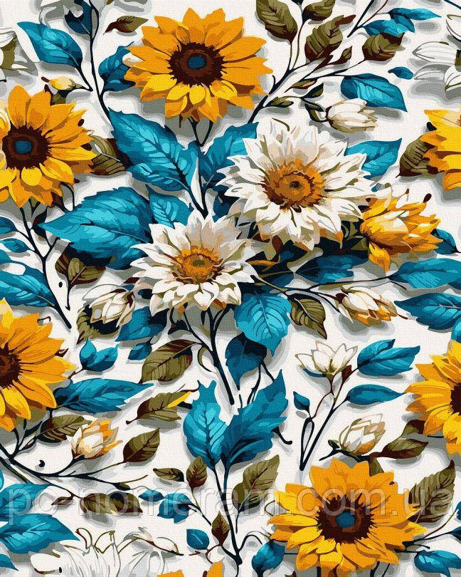 Новинка Картина за номерами Жовто-блакитний натюрморт (BRM47469) 40 х 50 см, фото 1