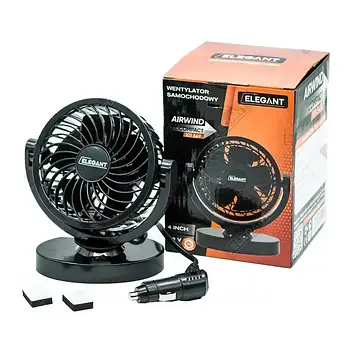Вентилятор у машину EL 101549 4" 12V на підставці