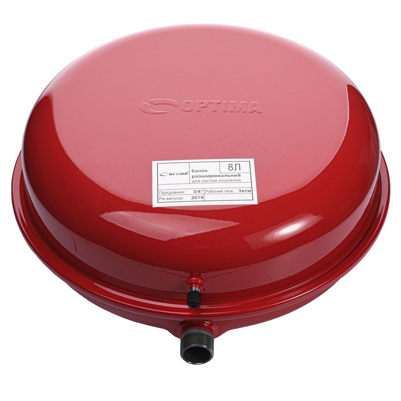 Бак Optima плоский для систем опалення 8л Зроби це - Vdalo