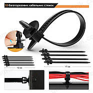 Набір для ремонту автомобіля 680 в 1 - кліпси, кріплення, фіксатори, інструмент, стяжки, прокладки, фото 6