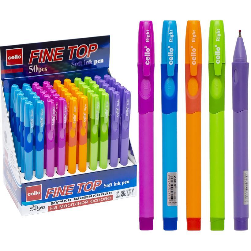 Ручка Cello CL-1361 тренажер синя