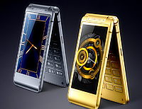 Смартфон-розкладачка Samsung SM-W2017 має два дисплеї Super AMOLED,а також 4 ГБ ОПЕРАТИВНОЇ пам'яті і 64 ГБ флеш-пам'яті