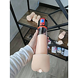 Вакуумний насос із вагіною мастурбатором, Чоловіча помпа автоматична для збільшення пінису, Інтимні іграшки, фото 10