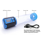 Вакуумний насос із вагіною мастурбатором, Чоловіча помпа автоматична для збільшення пінису, Інтимні іграшки, фото 8