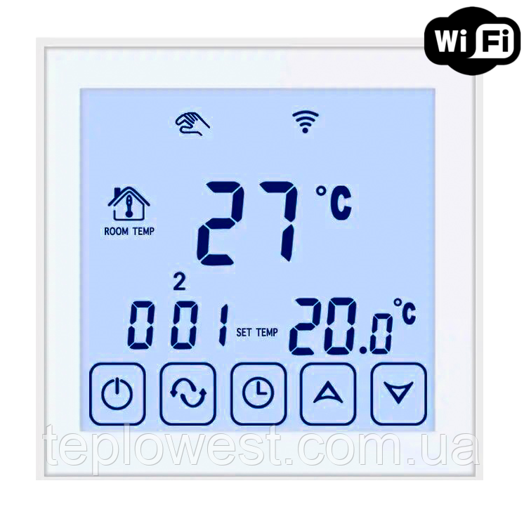 Терморегулятор Beok - BHT-323 WI-FI с датчиком пола 3м