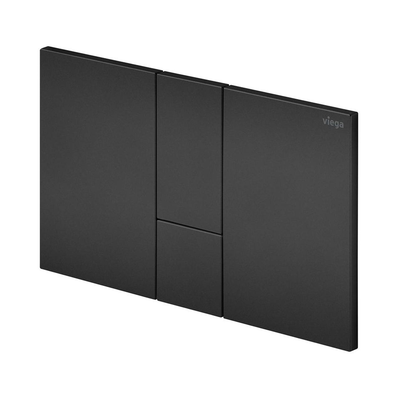 Панель смыва Viega Prevista Style 24, пластик чёрный матовый (801748) Зроби це - Vdalo