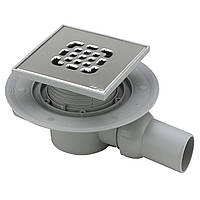 Трап для ванни VIEGA ф50, нерж.решітка,150х150 гориз., з сифоном 557140 Зроби це - Vdalo