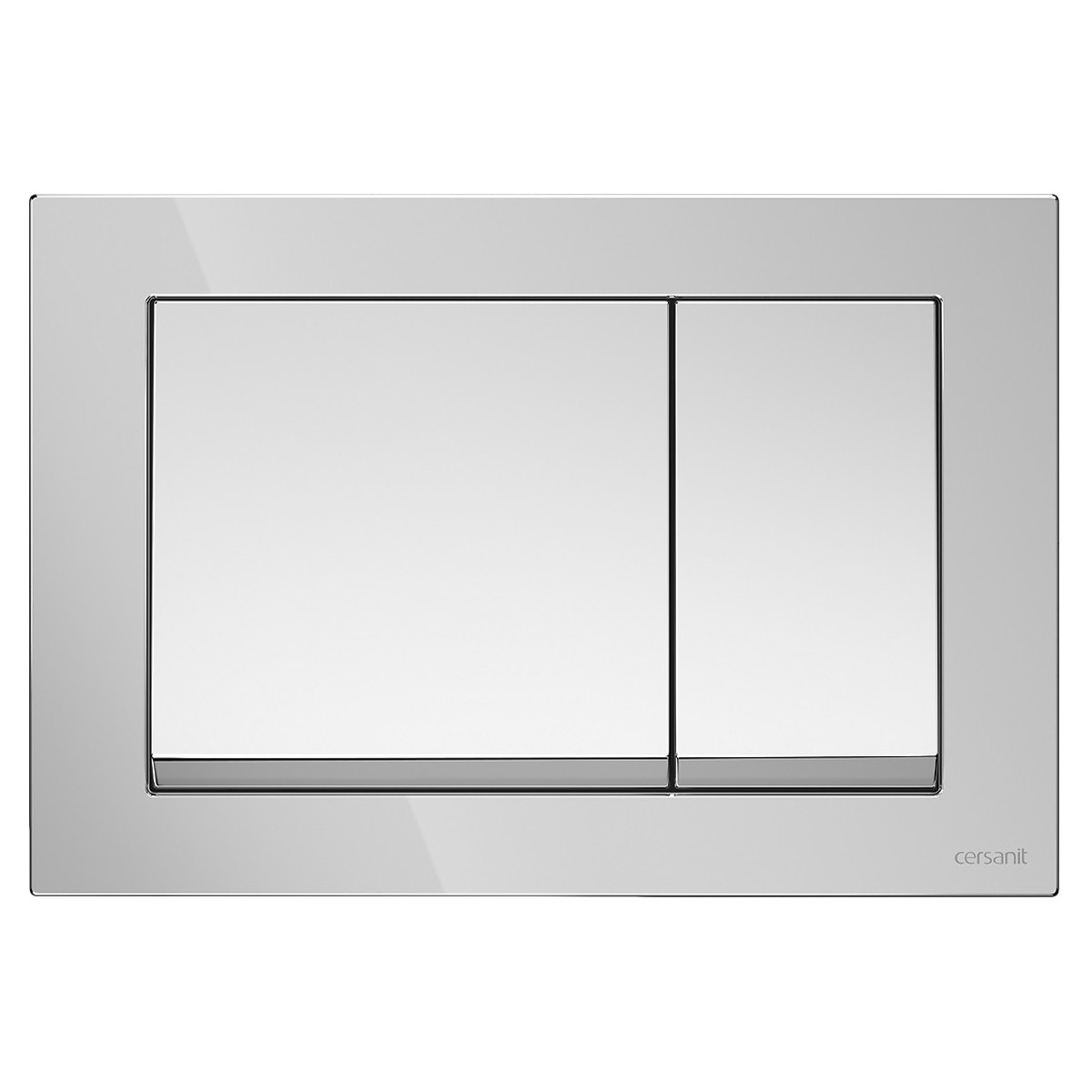Кнопка змиву Cersanit ENTER II глянцевий хром Зроби це - Vdalo