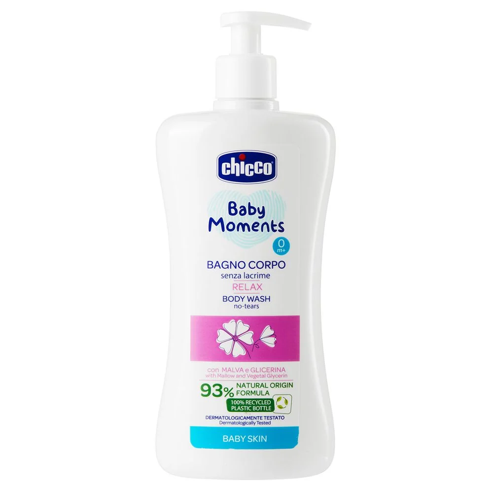 Гель для купання Chicco Baby Moments Без Сліз Заспокійливий 500 мл