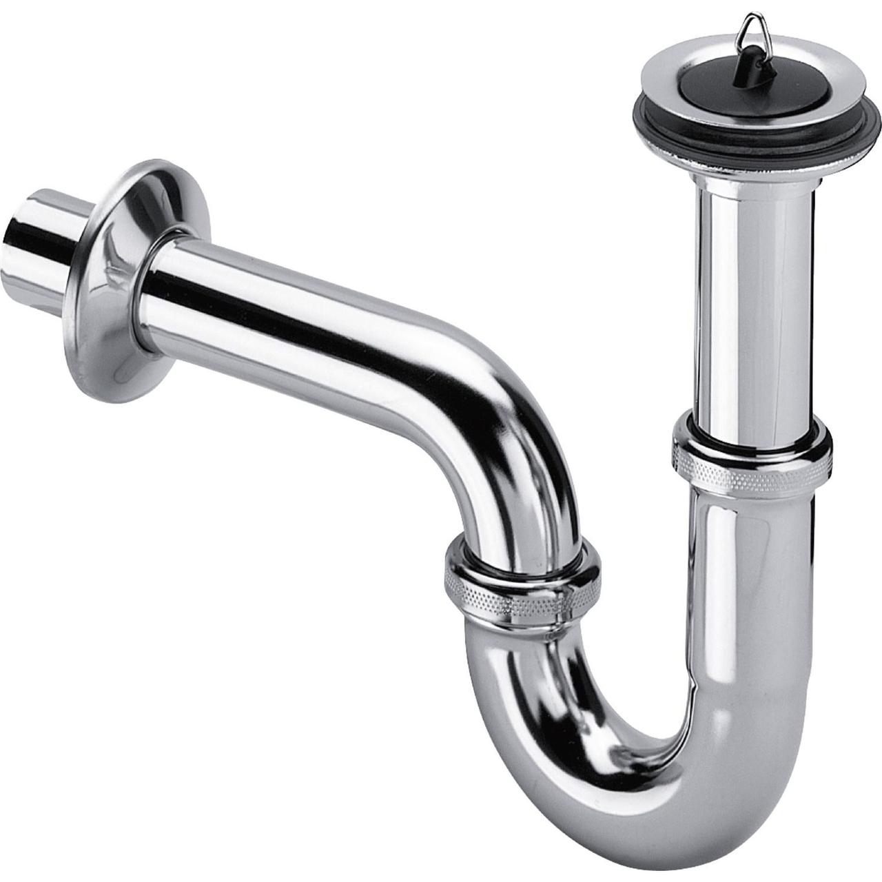 Сифон для умивальника VIEGA 1 1/4" x 1 1/4" x60 хром трубний з/г 111298 Зроби це - Vdalo