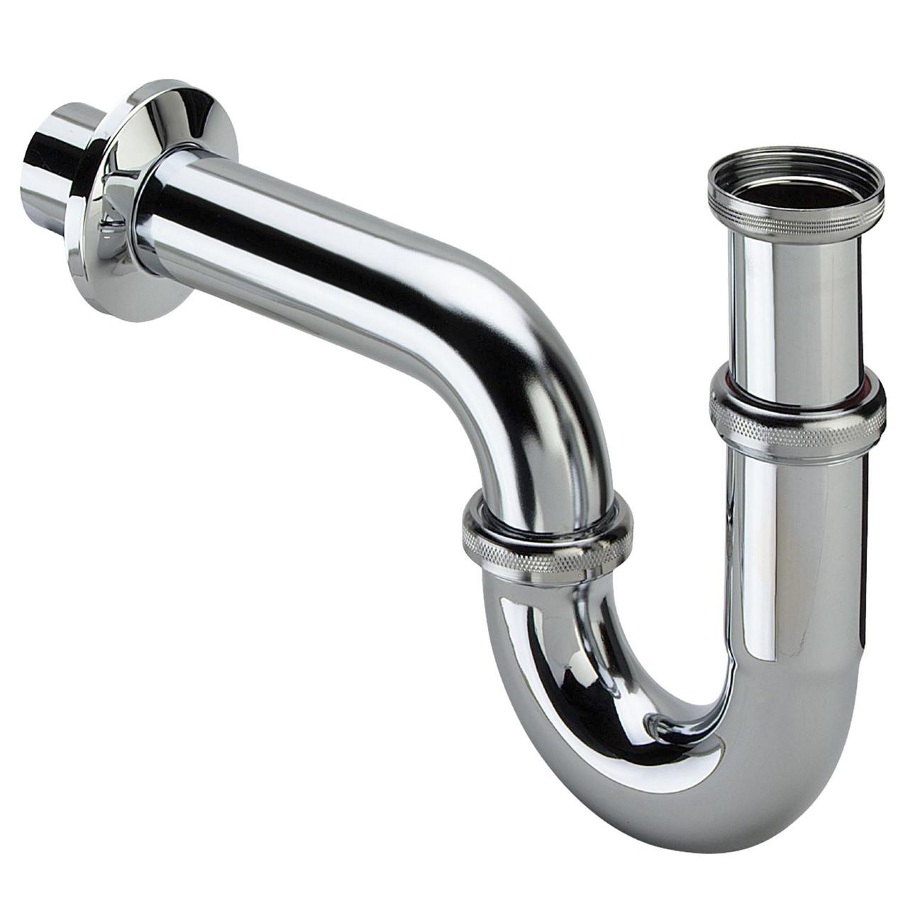 Сифон для раковини VIEGA 1 1/4"х1 1/4" хром трубний б/г 305611 Зроби це - Vdalo