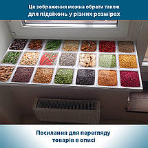 Покриття для столу, м'яке скло з фотодруком, Спеції у білих піалах 60 х 100 см (1,2 мм) МСПБ-tx402, фото 4