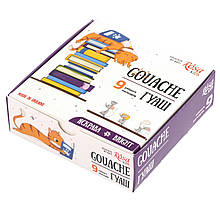 Набір гуашевих фарб Cats ROSA Kids 9x10 мл