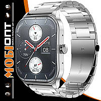 Smart Watch Amazfit Pop 3S Metal Silver (Metallic Strap) UA