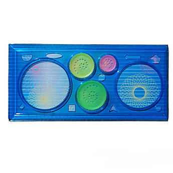 Трафарет спірограф, синій Josef Otten DSCN1616