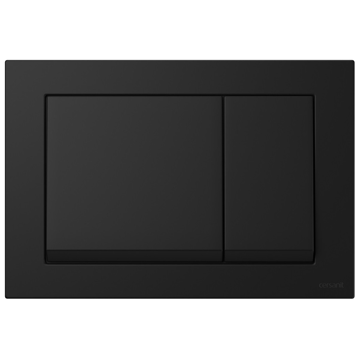 Кнопка смыва Cersanit ENTER II чорний мат Techno-Torba Гарант Качества