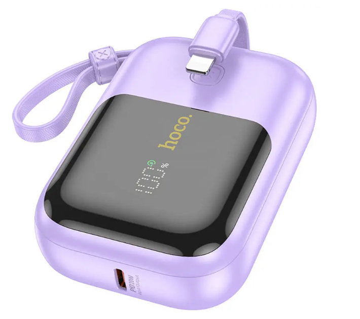 Power Bank Hoco Q20 Fountain 22.5W+PD20W 10000 mAh. Зовнішній портативний акумулятор Hoco