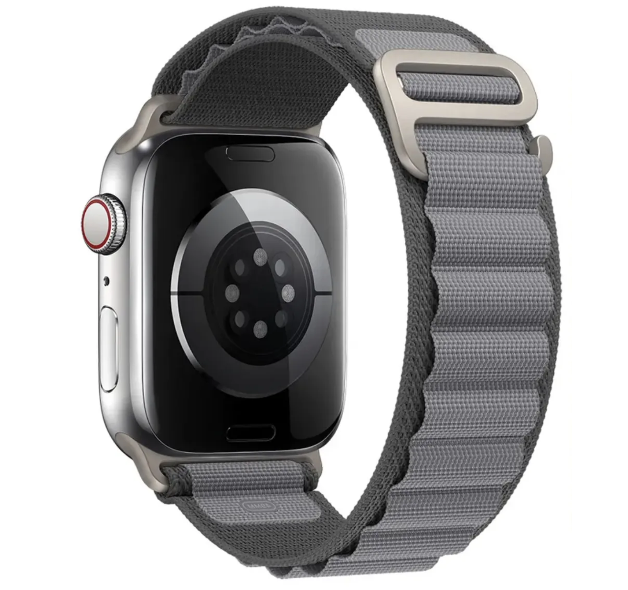 Ремінець для Apple Watch 42/44/45/49mm (Ultra) Alpine Loop Dark-grey, фото 1