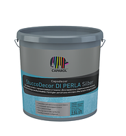 Штукатурка декоративна Capadecor Stucco Di Perla Silber (Сріблястий) 2,5кг
