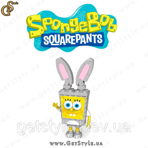 Фігурка конструктор Губка Боб Зайчик SpongeBob, фото 1
