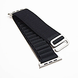 Ремінець для Apple Watch 42/44/45/49mm (Ultra) Alpine Loop Black, фото 2