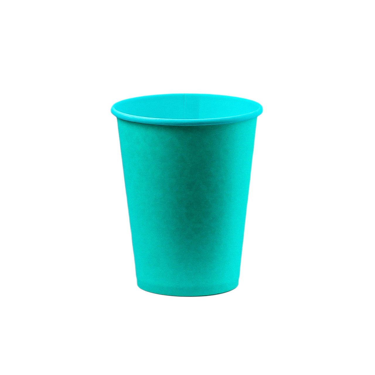 Стакан паперовий одношаровий TURQUOISE 250мл (CS)(КР-76)(50шт/уп)(2000ящ), фото 1
