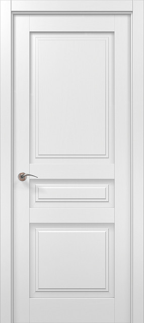 Двері міжкімнатні Папа Карло Millenium ML-12 Білий матовий (глухі), фото 1