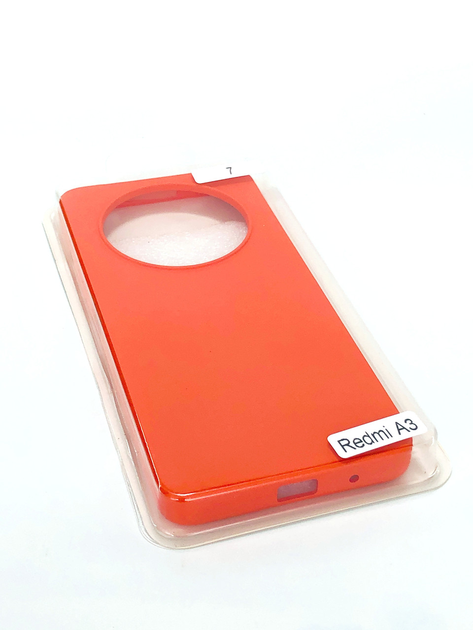 Чохол для телефону Xiaomi Redmi A3 Silicone Original FULL №7 New apricot (4you)