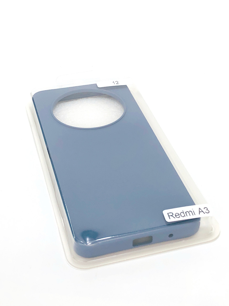 Чохол силіконовий для телефону Xiaomi Redmi A3 Silicone Orig FULL №12 charcoal grey 4you