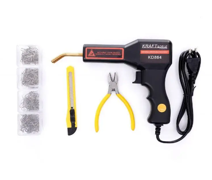 Паяльник для ремонту бамперів Kraft&Dele KD864 зі скобами 200 шт.