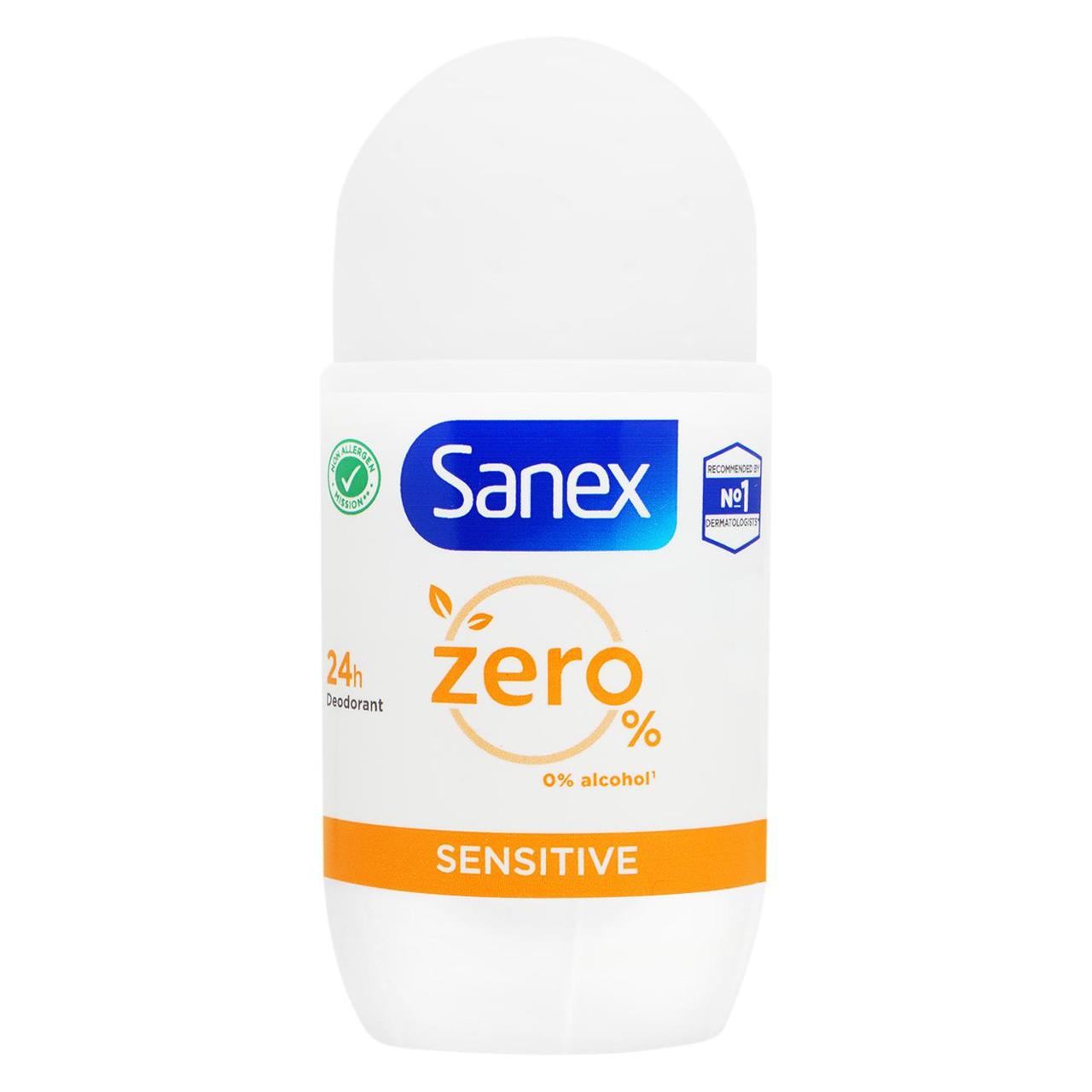 Дезодорант роликовий для жінок Sanex Zero Sensative 50мл