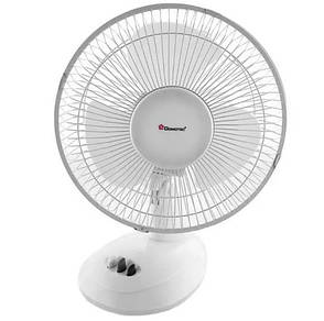 Вентилятор настільний Domotec MS-1624 безшумний 3 швидкості 23 Вт Білий, фото 1