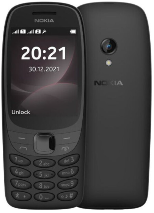 Телефон Nokia 6310 TA-1607 2024 Black UA UCRF