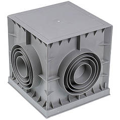 Ревізійний колодязь 200x200x200mm пластикова 68/3/200 PL