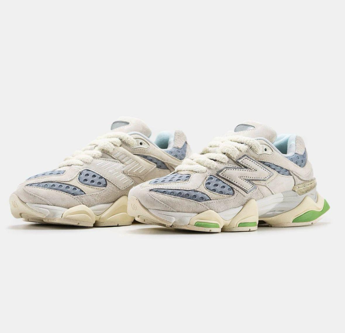 Чоловічі кросівки New Balance 9060 Bricks Wood Нью Беланс 9060 Брікс Вуд бежево-сірі замша текстиль унісекс