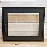 Дверцята для печі Hetta Mia h350*430 мм зі склом +800С, фото 2