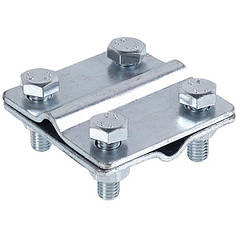 Затискач дріт/дріт D=8-10mm сталевий гальванічно оцинкований 04/88.2 ОС