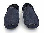 Замшеві літні мокасини з перфорацією сині Rosso AvangardM5 Blu Night Perf, фото 5