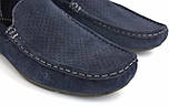 Замшеві літні мокасини з перфорацією сині Rosso AvangardM5 Blu Night Perf, фото 6
