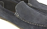 Замшеві літні мокасини з перфорацією сині Rosso AvangardM5 Blu Night Perf, фото 7