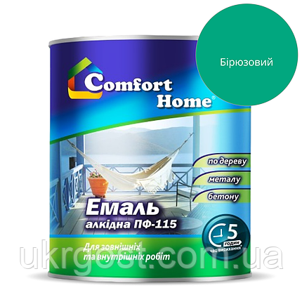 Емаль алкідна Comfort ПФ-115 Бірюзовий глянець 2,8 кг, фото 1