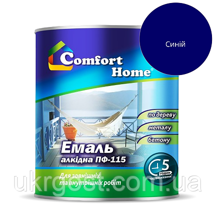 Емаль алкідна Comfort ПФ-115 Синій глянець 50 кг, фото 1