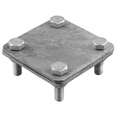 Затискач смуга/смуга 40mm сталевий гарячеоцинкований 44/0.2 OCH