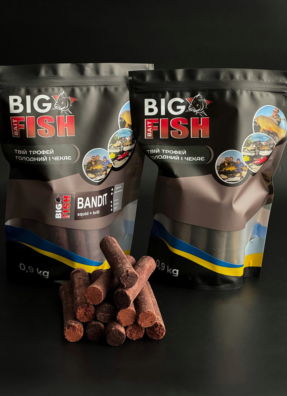 Бойл - Ковбаски, варений Bandit, Squid - Krill 24 мм