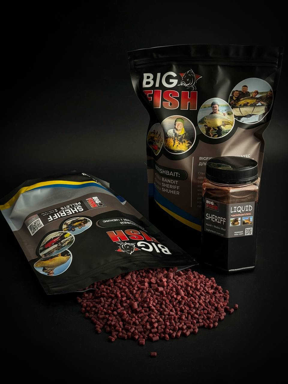 Пелетс Sheriff (Premium Pellets), мікс 4 мм та 6 мм, упаковка 0,9 кг