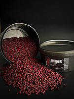 Пелетс Shuher, Squid - Scopex (Premium Pellets), мікс 4 мм та 6 мм, відро 1,5 кг