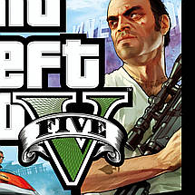 Плакат "ГТА 5, Значна автокрадіжка 5, Grand Thief Auto, GTA 5", 70×60см, фото 3