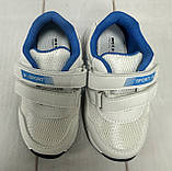 Дитячі шкіряні кросівки Weestep на липучці 23-25 білі, фото 3