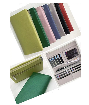 Гаманець жіночий 19*9 см на блискавці зі штучної шкіри у різних кольорах Kabir